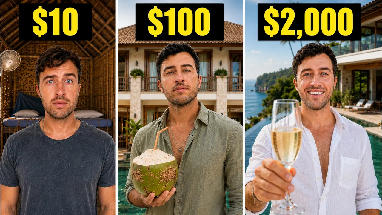 $10 vs $2,000 Bali Hotel