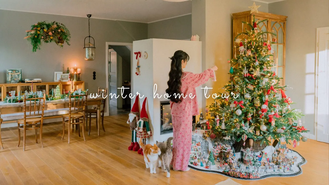 #185 Winter home tour | easy diy christmas decorations | Inside my Countryside House