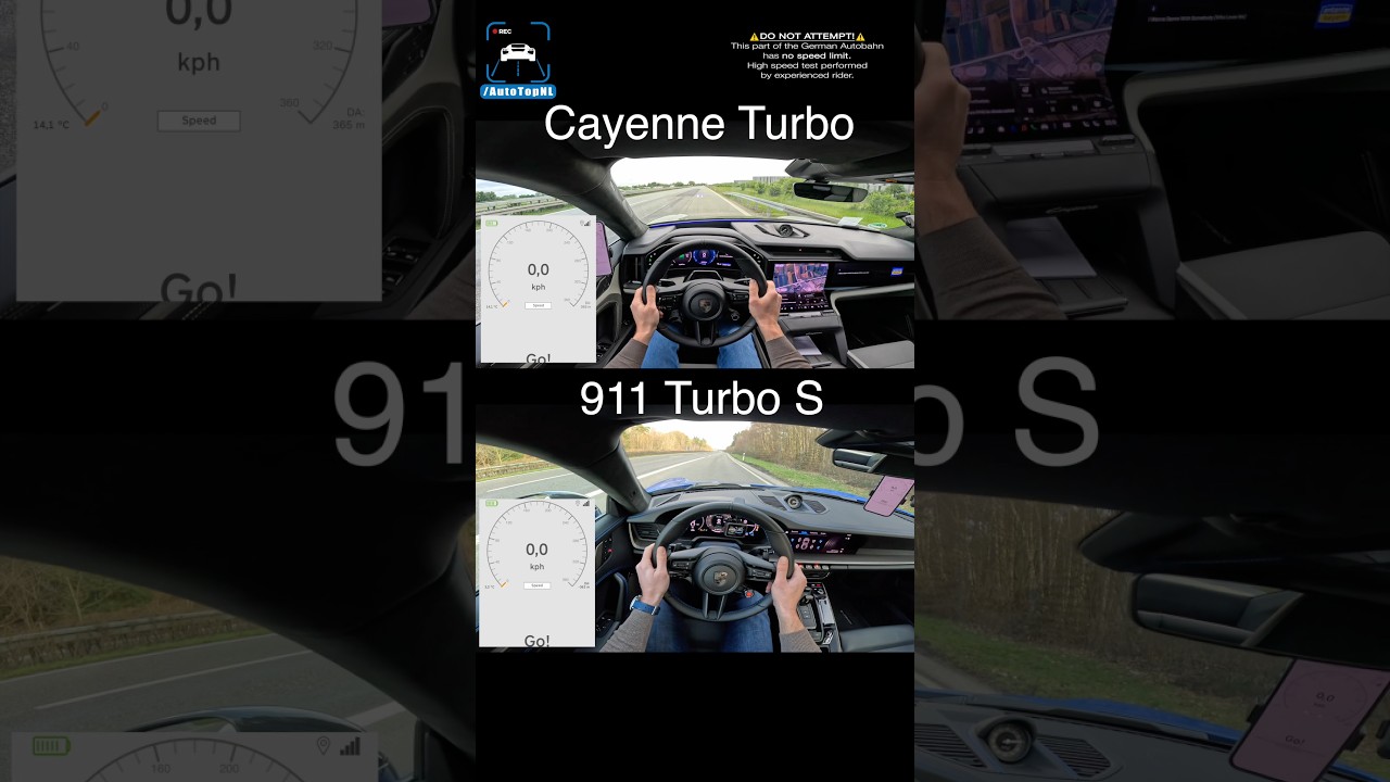 2026 @Porsche Cayenne Turbo vs 992.2 Turbo S