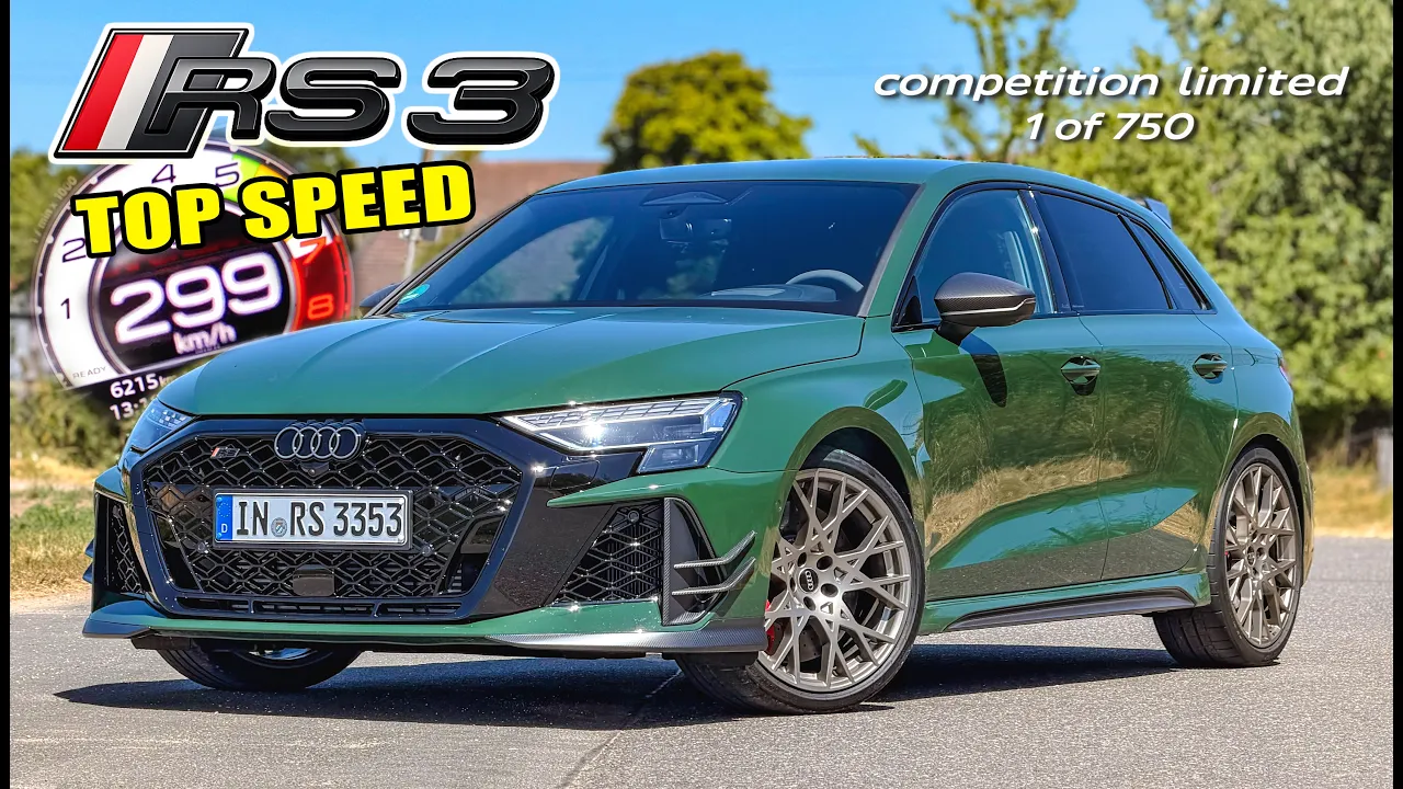 2026 Audi RS3 Competition Limited // TOP SPEED REVIEW on AUTOBAHN