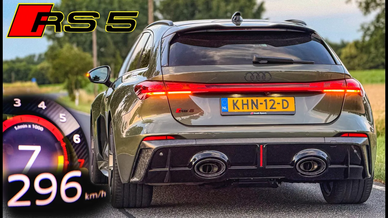 2026 AUDI RS5 AVANT B10 // 0-100 100-200 TOP SPEED POV & SOUND