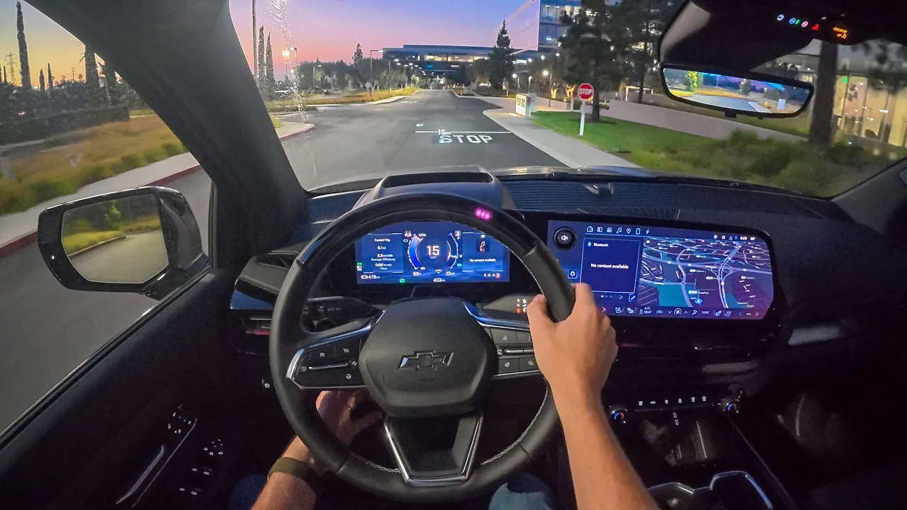 2026 Chevrolet Silverado EV Trail Boss - POV Night Drive (Binaural Audio)