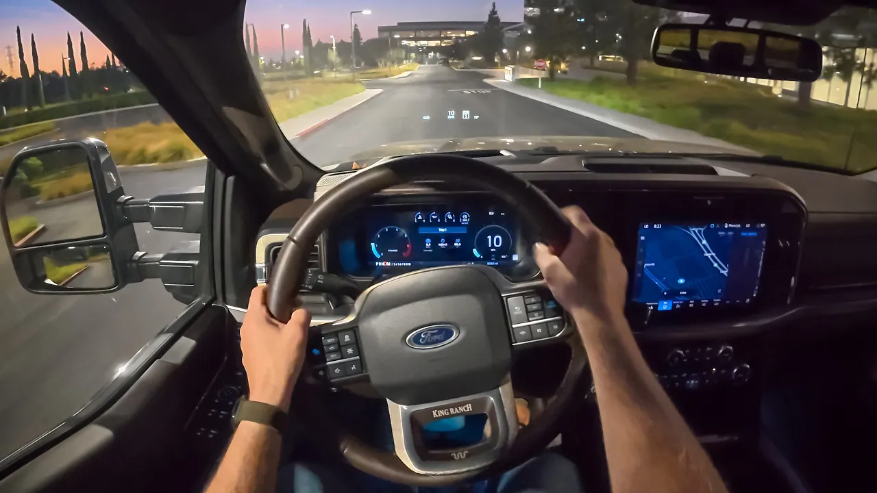 2026 Ford F-350 Super Duty King Ranch  Tremor - POV Night Drive (Binaural Audio)