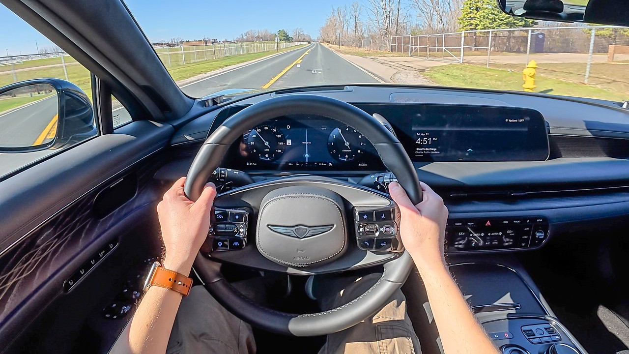 2026 Genesis G90 3.5T E/SC Prestige Black - POV Test Drive (Binaural Audio)
