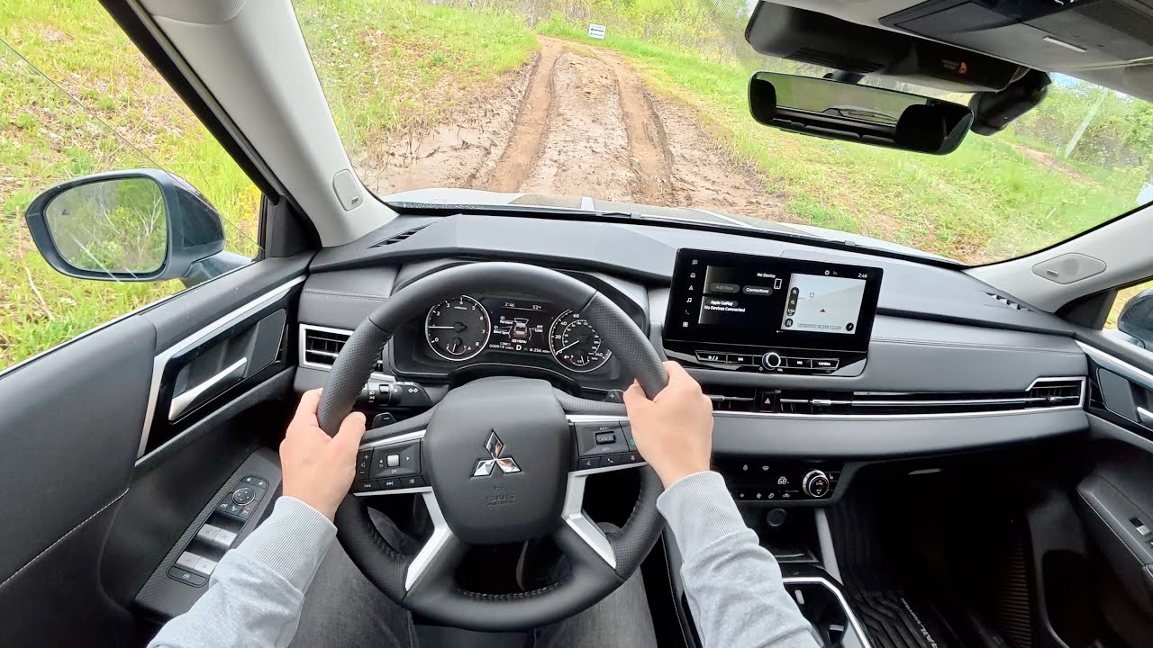 2026 Mitsubishi Outlander Trail Edition S-AWC - POV Off-Road Test (Binaural Audio)