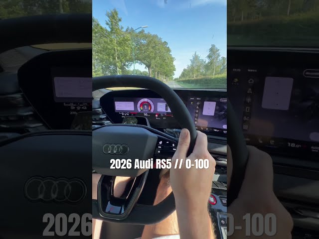 2026 NEW! @audi RS5 // 0-100 LAUNCH CONTROL