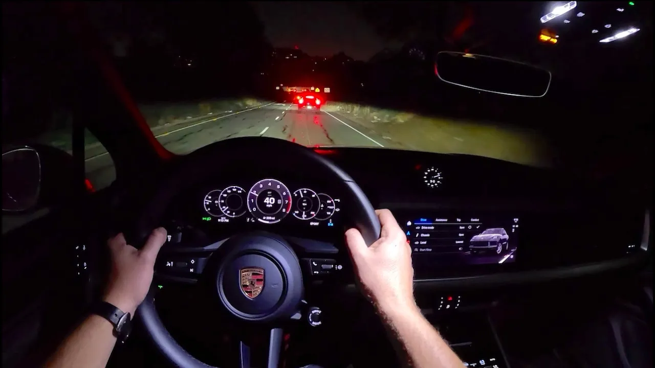 2026 Porsche Cayenne Coupe V6 - POV Night Drive (Binaural Audio)