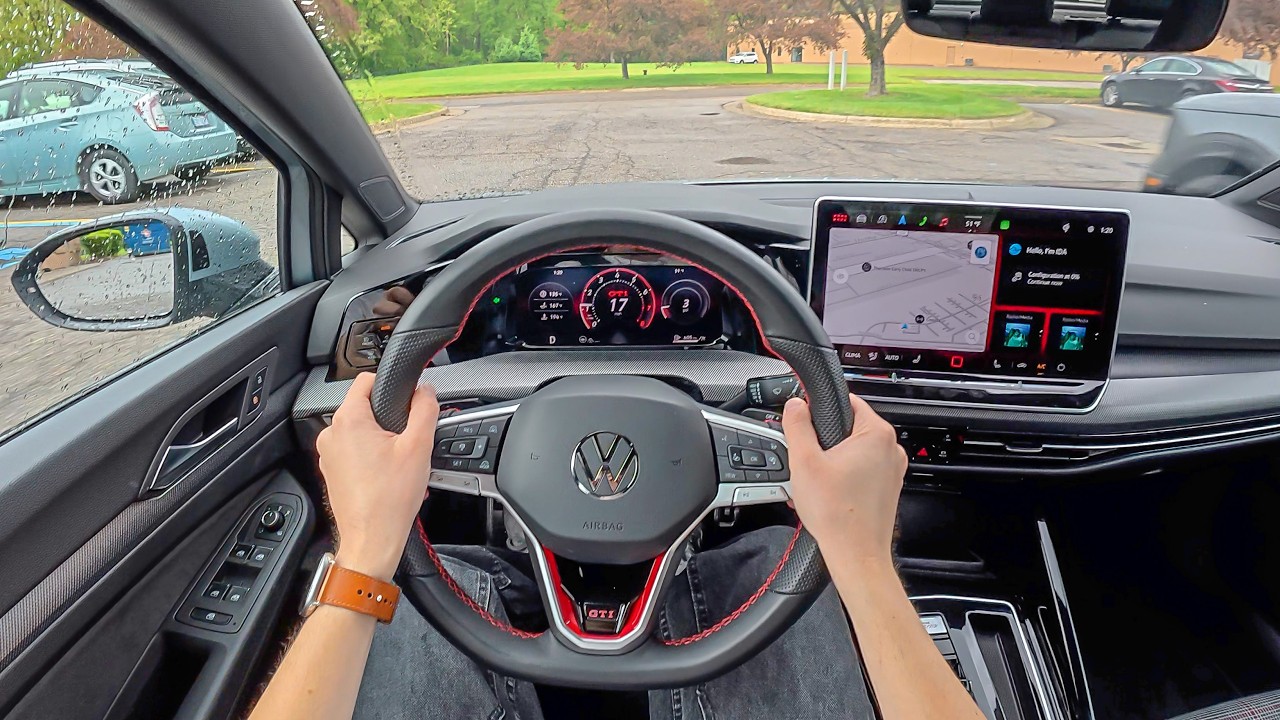 2026 Volkswagen Golf GTI S - POV Rainy Test Drive (Binaural Audio)