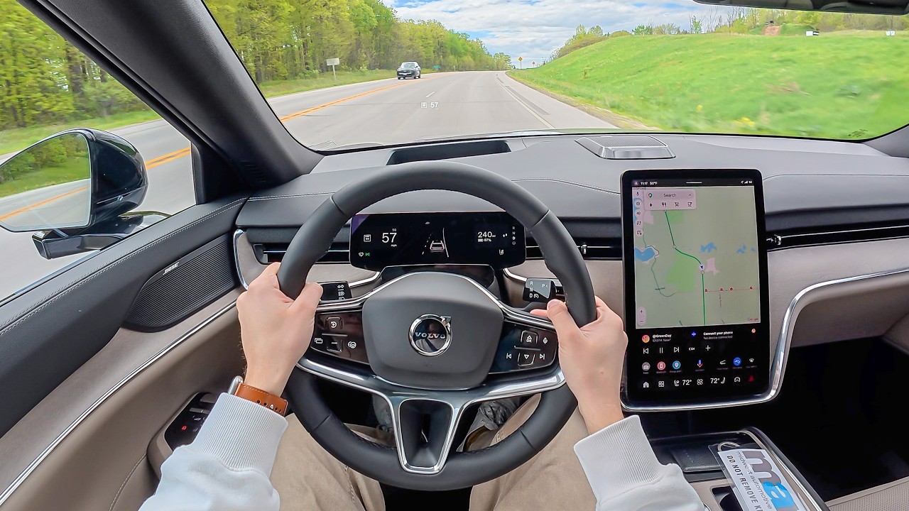2026 Volvo EX90 Plus Single Motor - POV Test Drive (Binaural Audio)