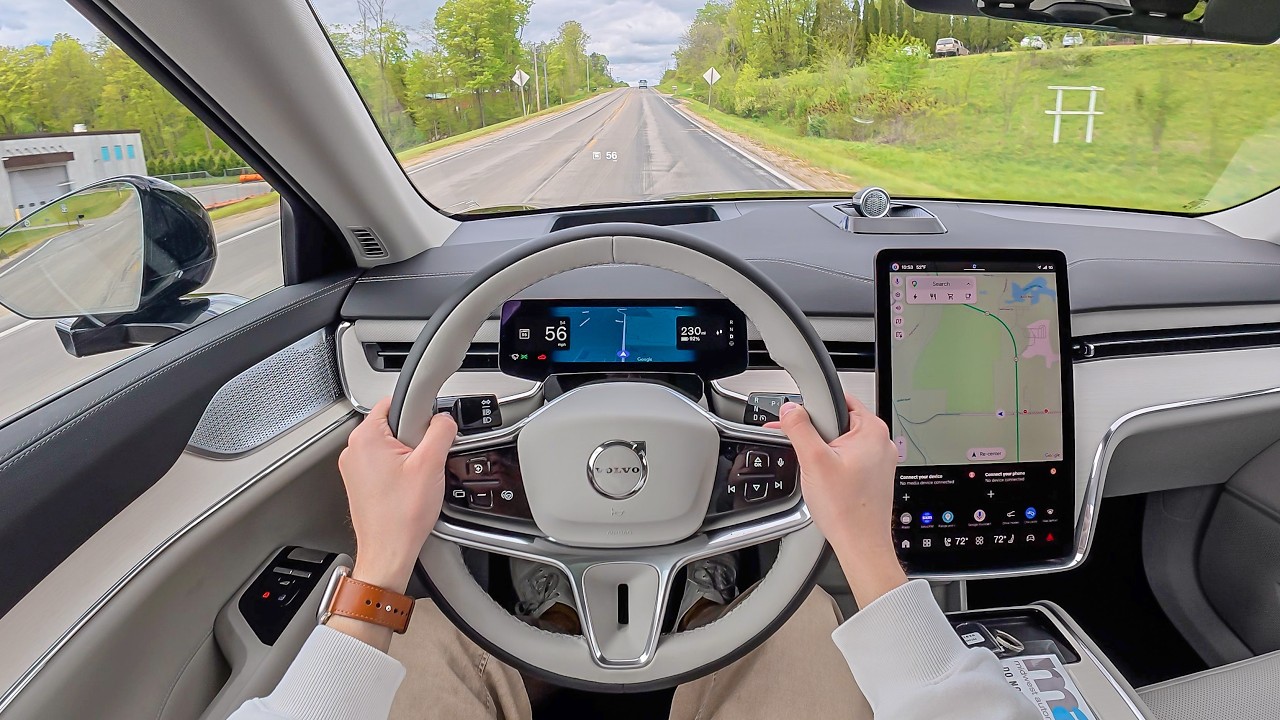 2026 Volvo EX90 Twin Motor Performance - POV First Drive (Binaural Audio)