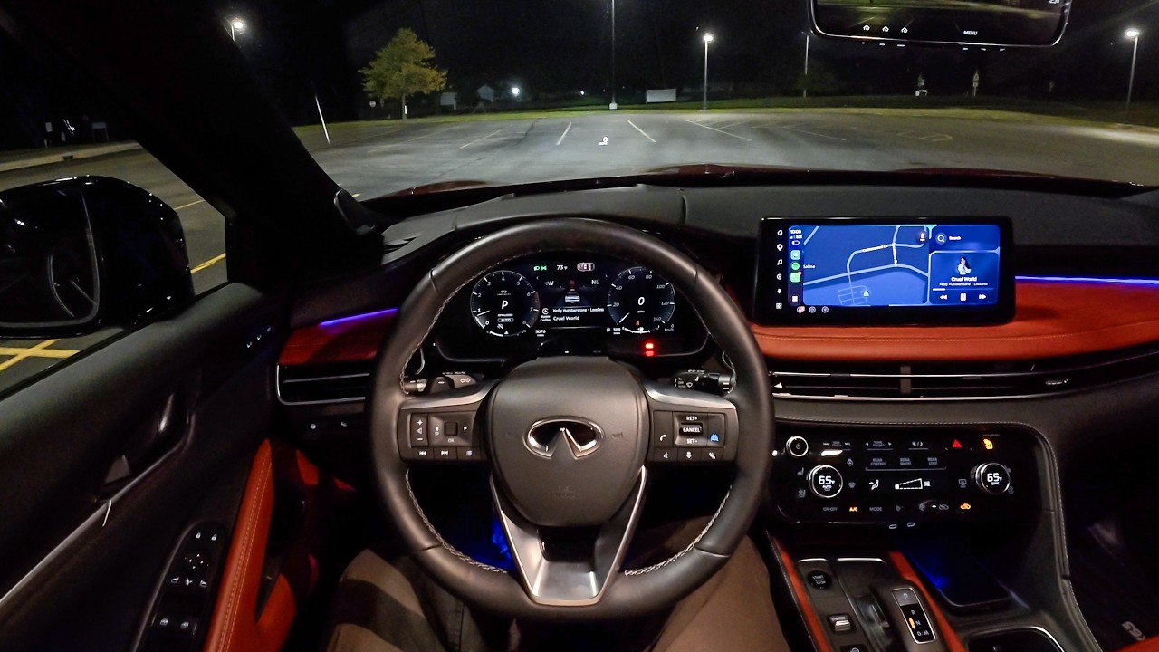 2027 Infiniti QX65 Autograph - POV Night Drive (Binaural Audio)