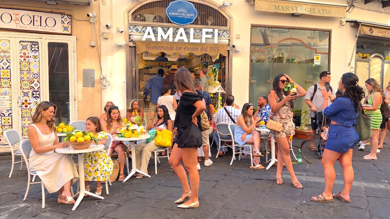 🇮🇹 [4K] Amalfi, Italy | Summer Paradise on the Amalfi Coast 🍋🏖️👙