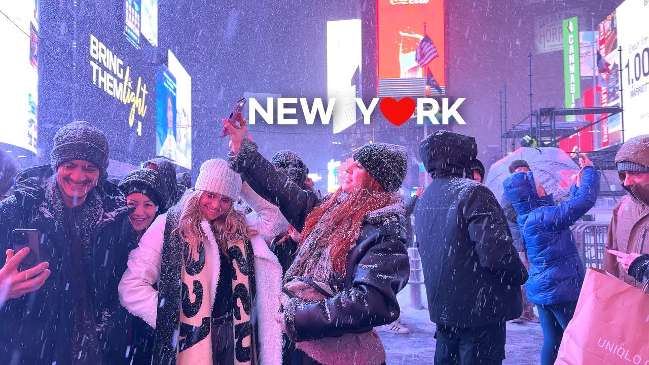 [4K]🇺🇸 Heavy Snowfall in New York City ❄️⛄ | Magical Winter Vibes (Dec. 2025)