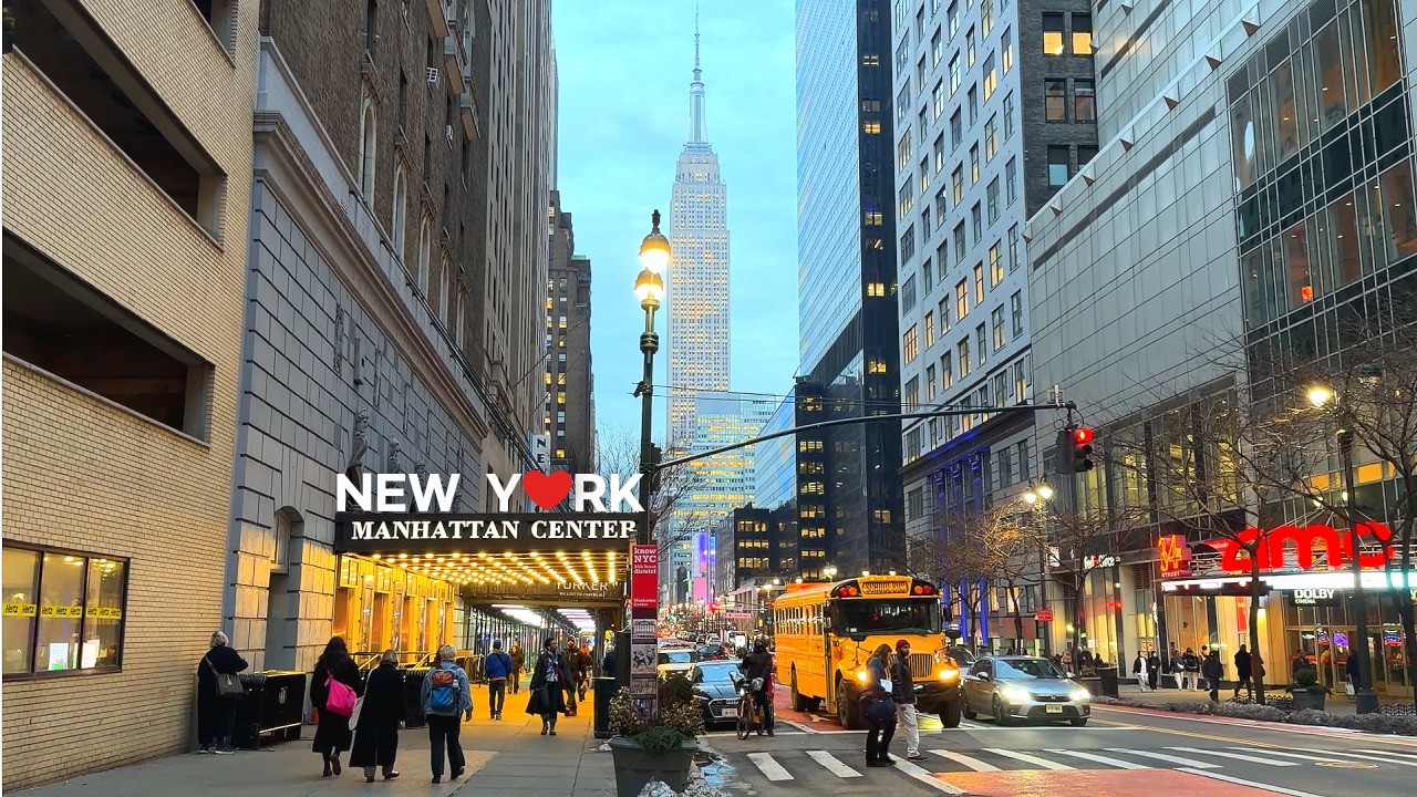 [4K] 🇺🇸 Midtown Manhattan Rush Hour Walking Tour | The Energy & Sounds of NYC (2026)