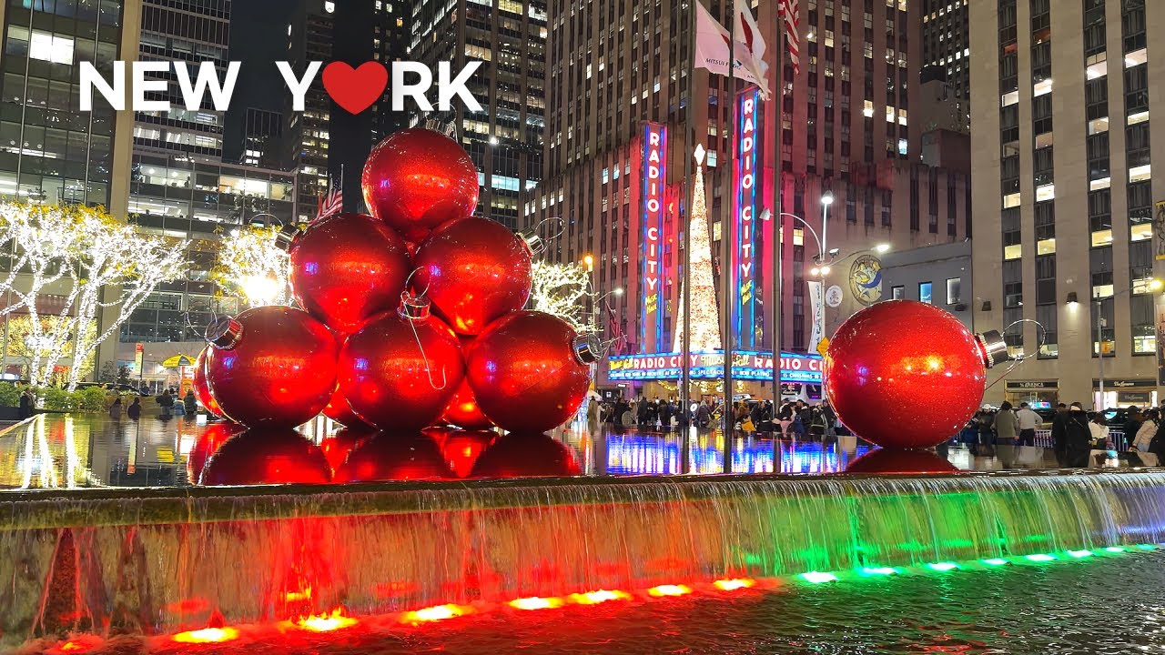 [4K]🇺🇸 NYC Christmas Lights & Festive Walk🎄💂🏼 — 5th & 6th Ave Holiday Magic✨🎁 | 2025