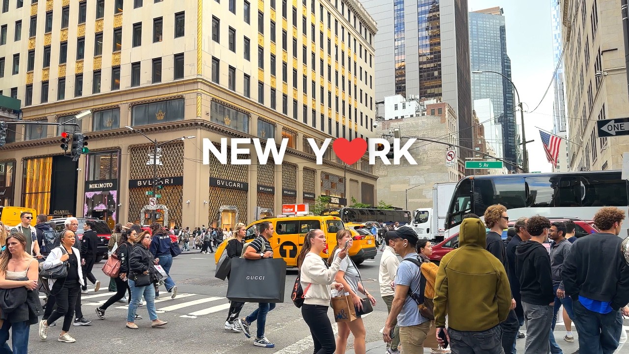 [4K] 🇺🇸 NYC Street Bustle & Energy | Real City Vibes & Sounds (2026)