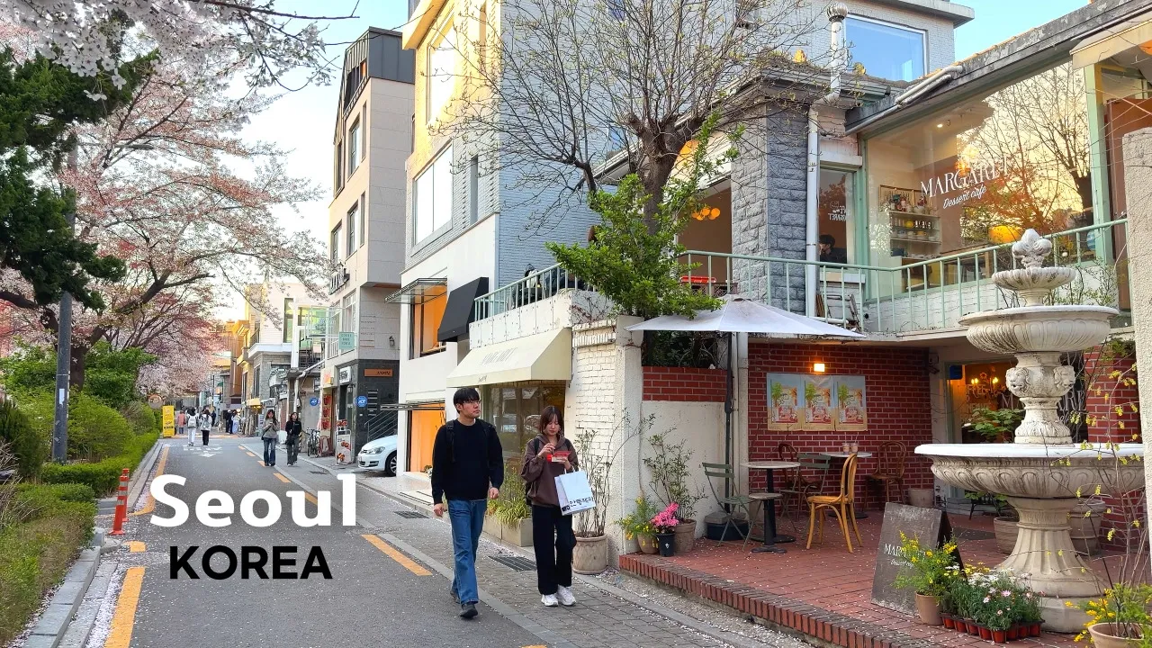 [4K]🇰🇷 Seoul Spring Walk 🌼🌸 A Beautiful Day & Night in Trendy Neighborhoods (2026)