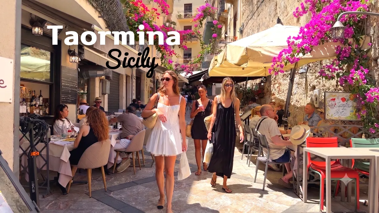 [4K] 🇮🇹 Taormina: Sicily’s Most Glamorous Escape — The Pearl of the Ionian Sea