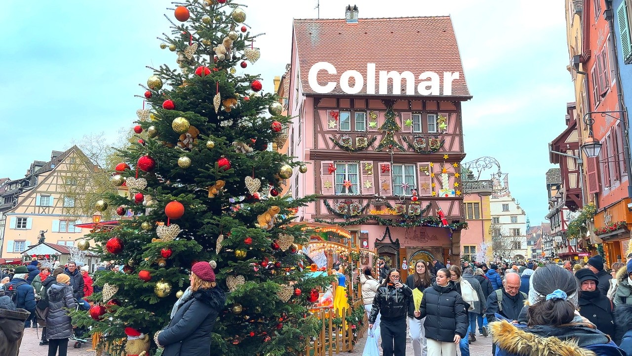 [4K]🇫🇷 The Magic of Christmas in Colmar, France | Fairytale Christmas Village🎄🎅🏼