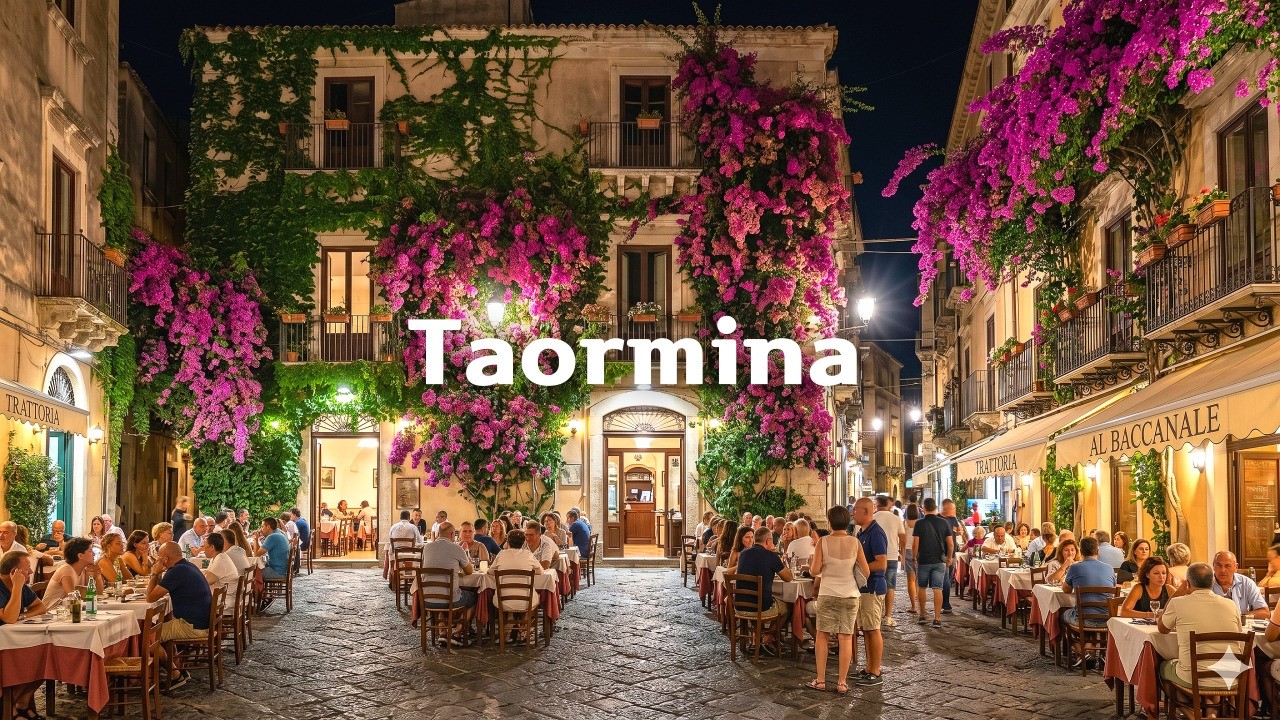 [4K] The Magic of Taormina, Sicily 🇮🇹 | Ancient Greek Theatre, Dreamy Beaches & Vibrant Nights 🌊🏛️✨