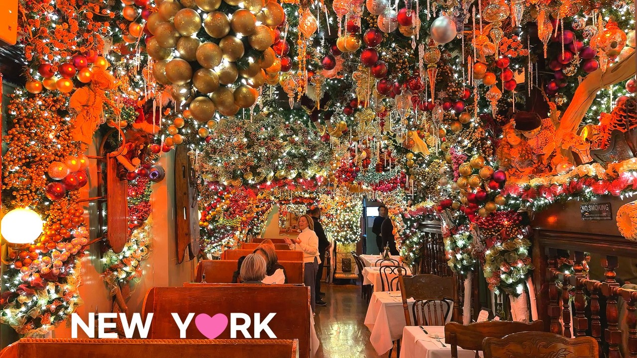 [4K]🇺🇸Christmas Vibes in NYC 🎄💂🏼 |  Gramercy, Union Sq. Holoday Market & Columbus Circle | Nov. 2025