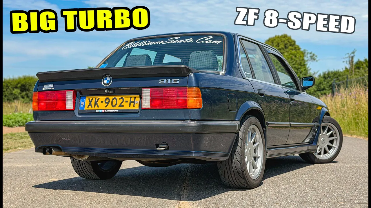 608HP BMW E30 TURBO w/ ZF 8-SPEED // REVIEW on AUTOBAHN