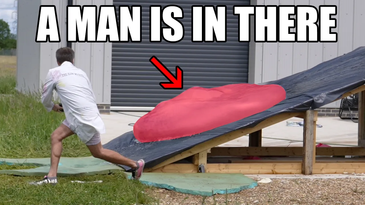 6ft Man in 6ft Giant Rolling Balloon - The Slow Mo Guys