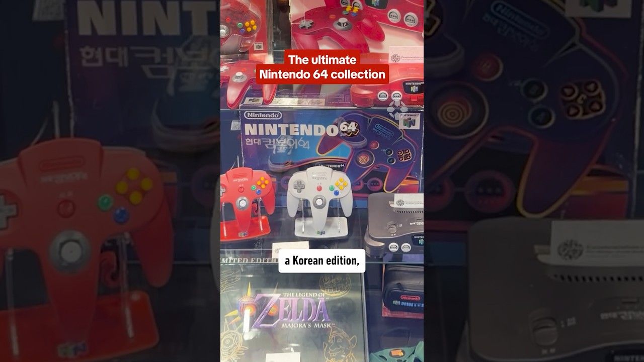 A complete N64 collection?! We love seeing Consolevariations' Nintendo museum! #gamescom2026 #n64