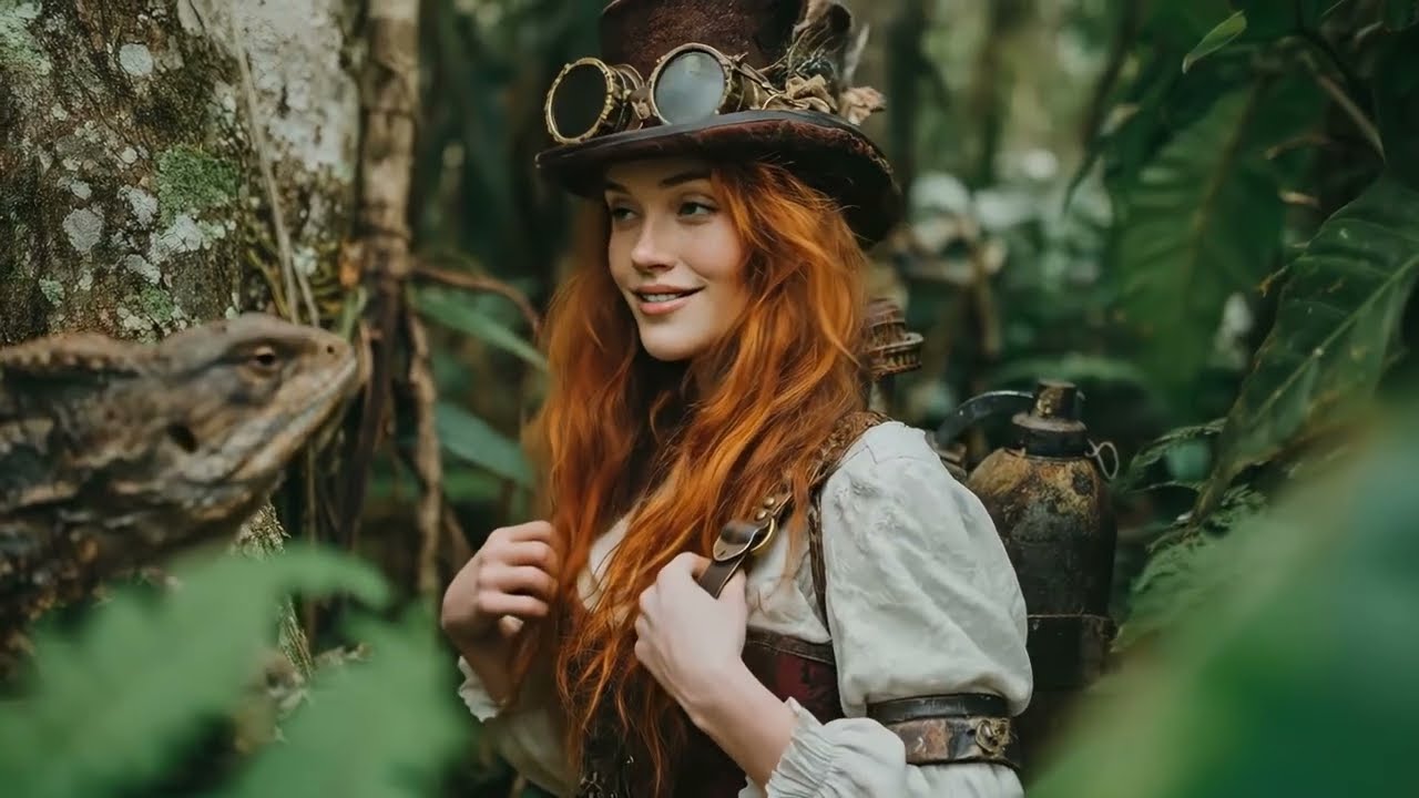 A Hidden Steampunk World in the Jungle 🌿| AI Short Film