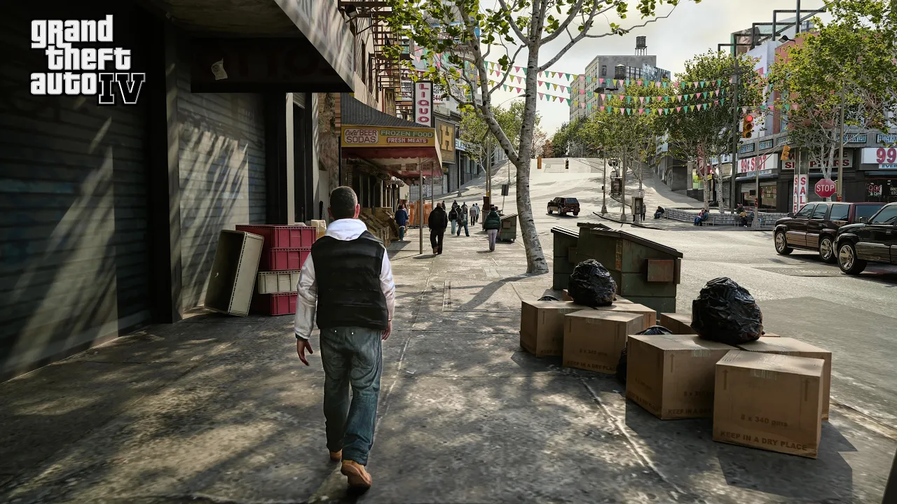 A Slow Day in Liberty City | GTA IV • Path Tracing