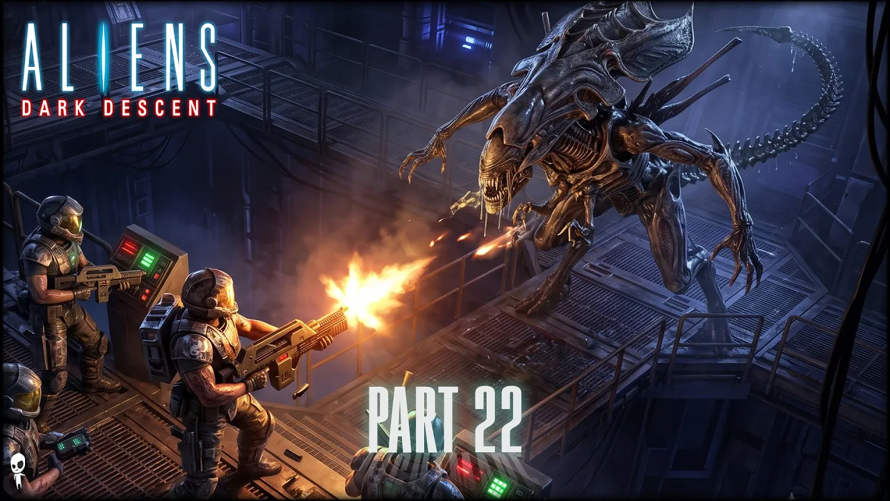 A WALL Of Turrets, and A Queen // Aliens: Dark Descent // Nightmare Mode // Part 22