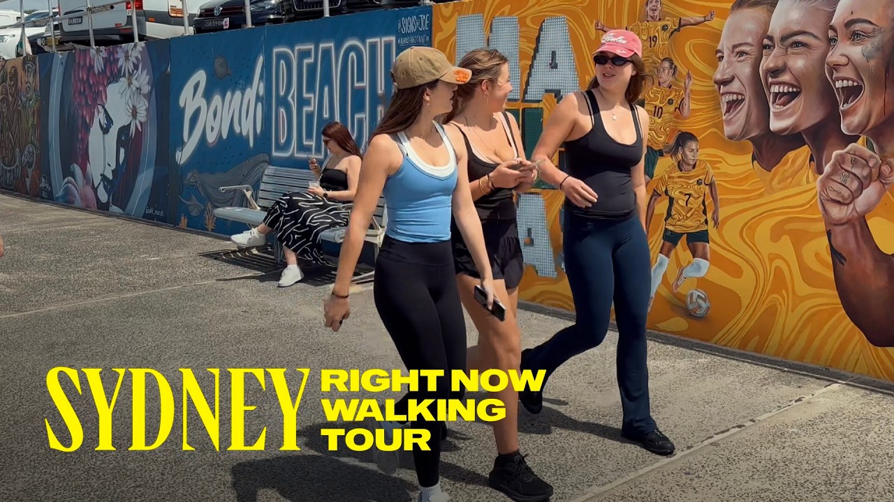 A Wonderful Day in Sydney, Walking Tour 4K 60fps