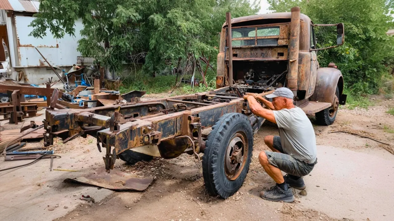 Abandoned TRUCK Full Restoration: From Junk to Brand New | Start to Finish‪@RestorationTools6868‬