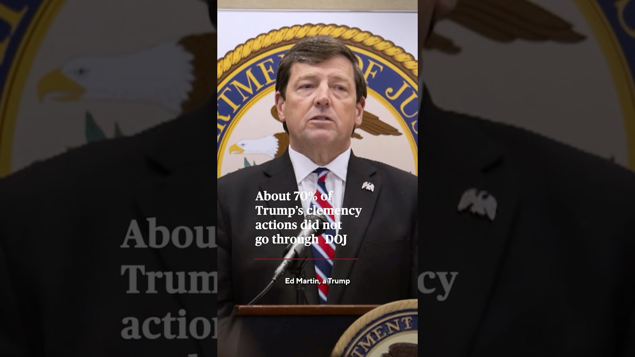 About 70% of Trump’s clemency actions did not go through DOJ #shorts