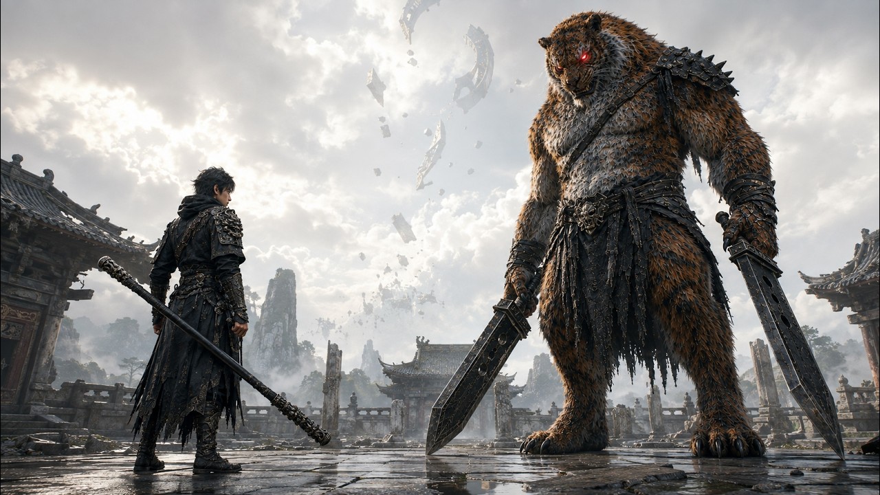 After the Celestial Gates Fell, The Tiger Confronts the Warrior to Reclaim His Lost Bloodline