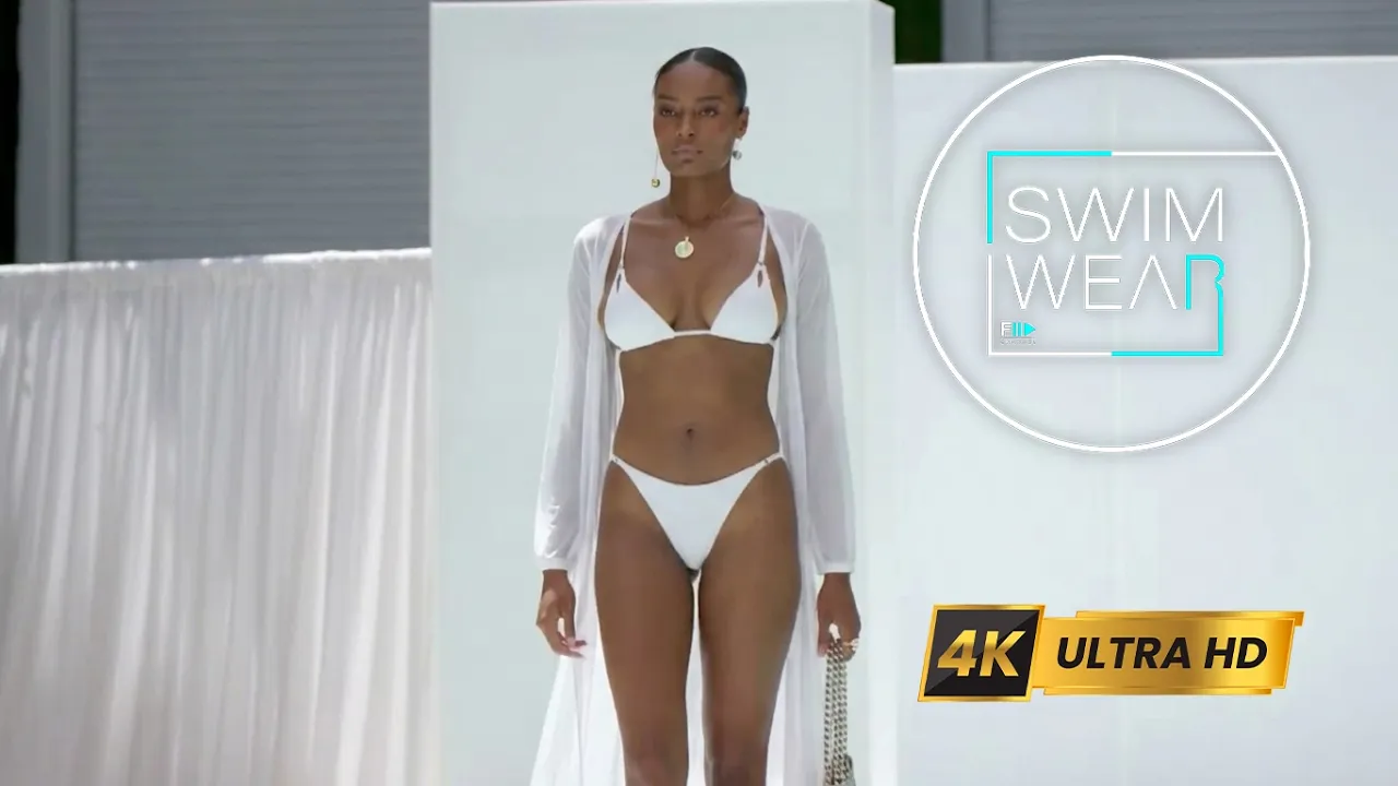 AGAPE BY SIMONA Flying Solo Swimweek 2022 Miami - 4K Remaster