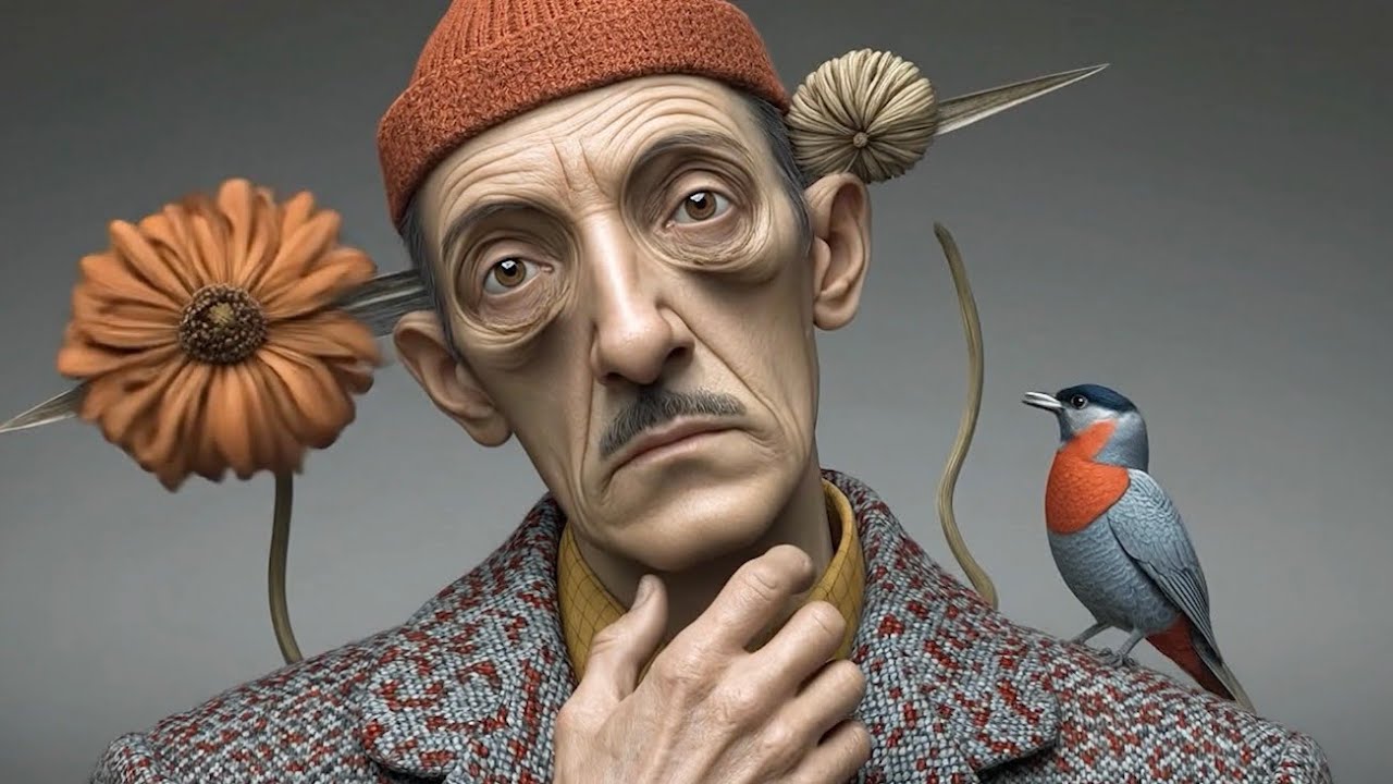 AI Keyframe Video - Surreal Faces