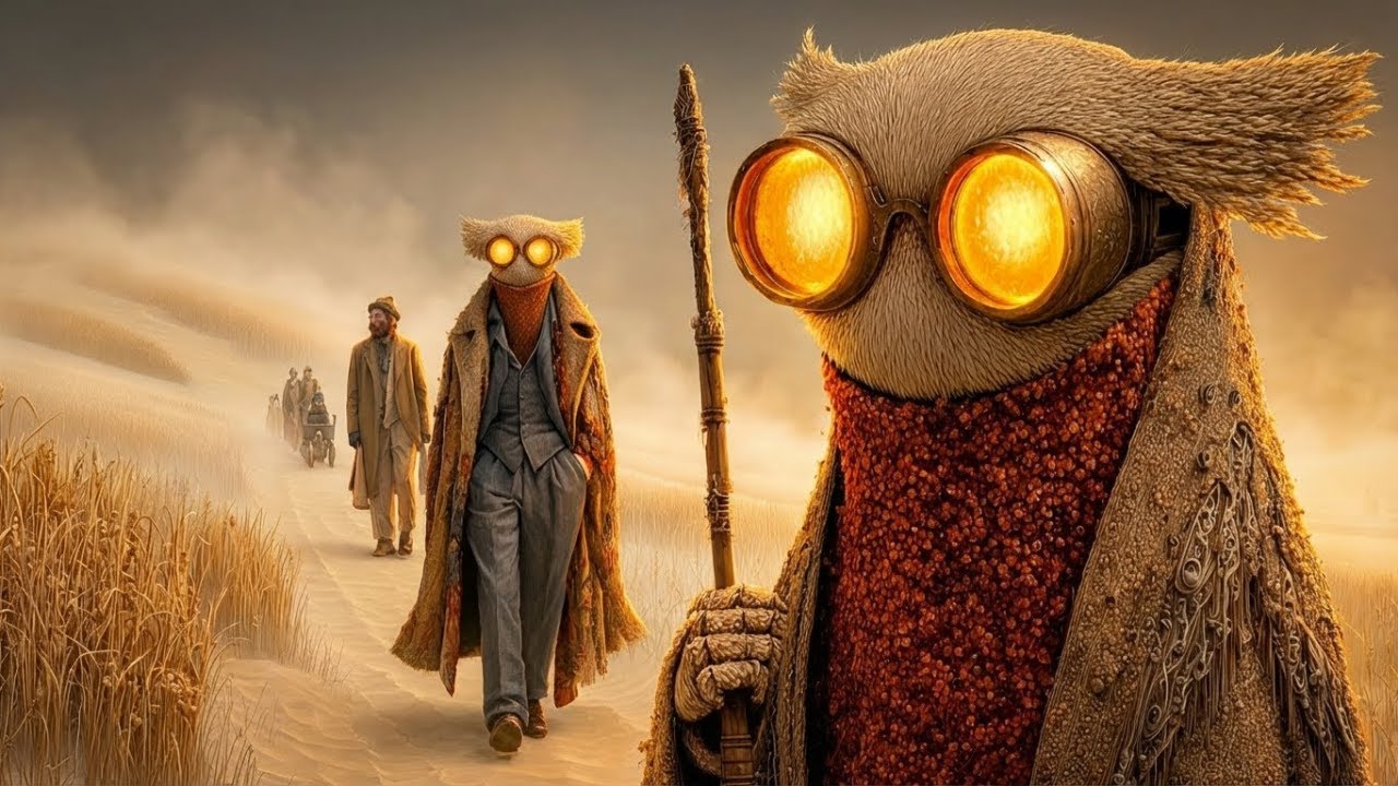AI Music Video – “Desert Dusk” | Walking Alone Into the Quiet Light