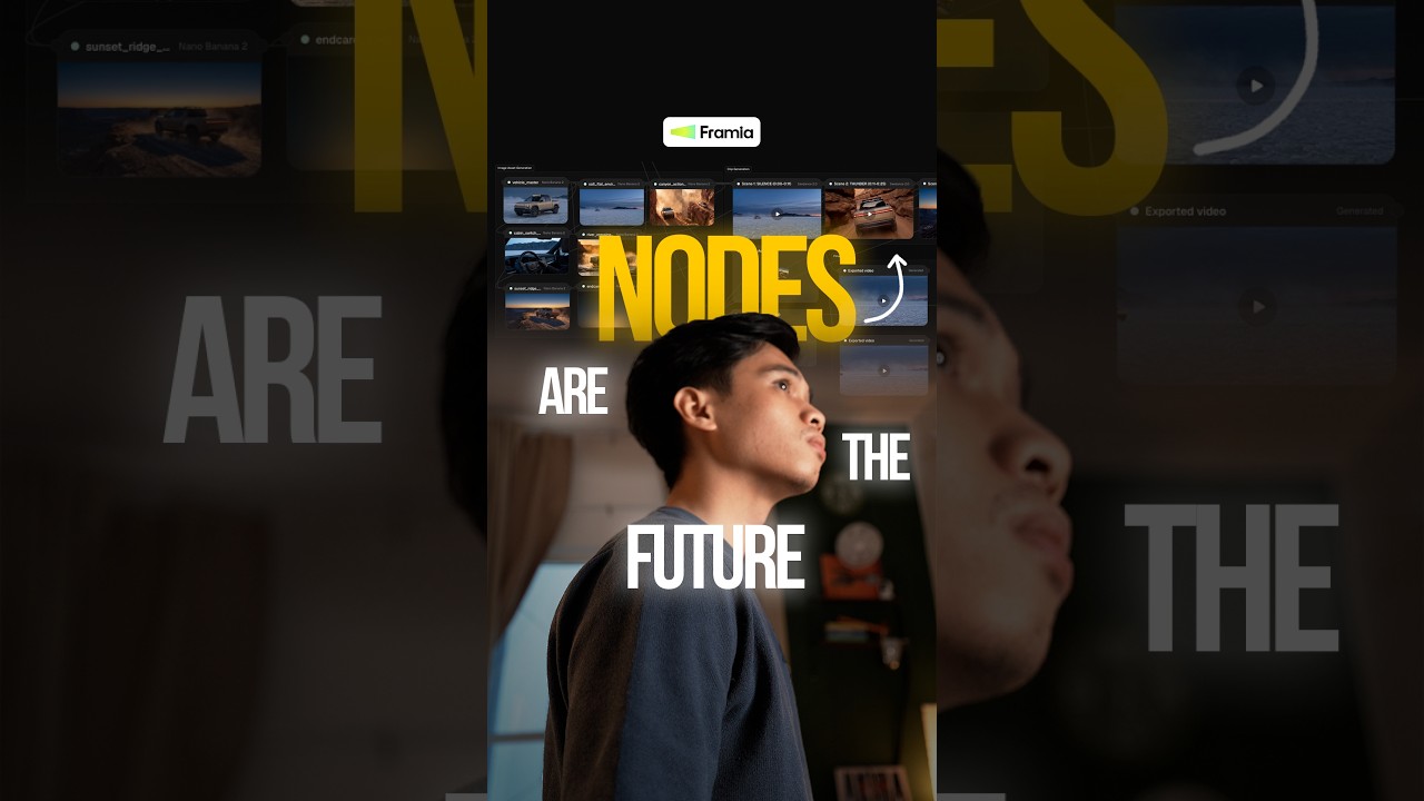 AI nodes changes EVERYTHING! (Framia AI)