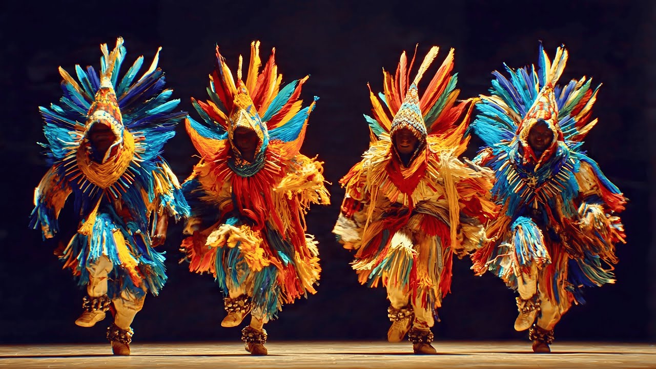 AI Short Film - Surreal Zaouli Dance Music Video 4K (Part II)