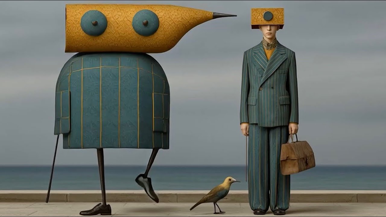 AI Surreal Painting Style Video