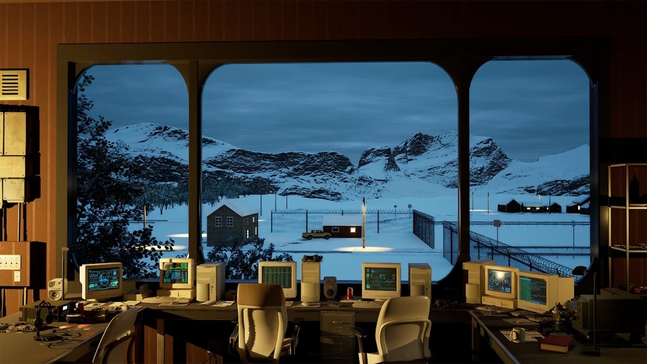 ALONE: Winter Retro Outpost | Relaxing Ambient for Focus & Sleep