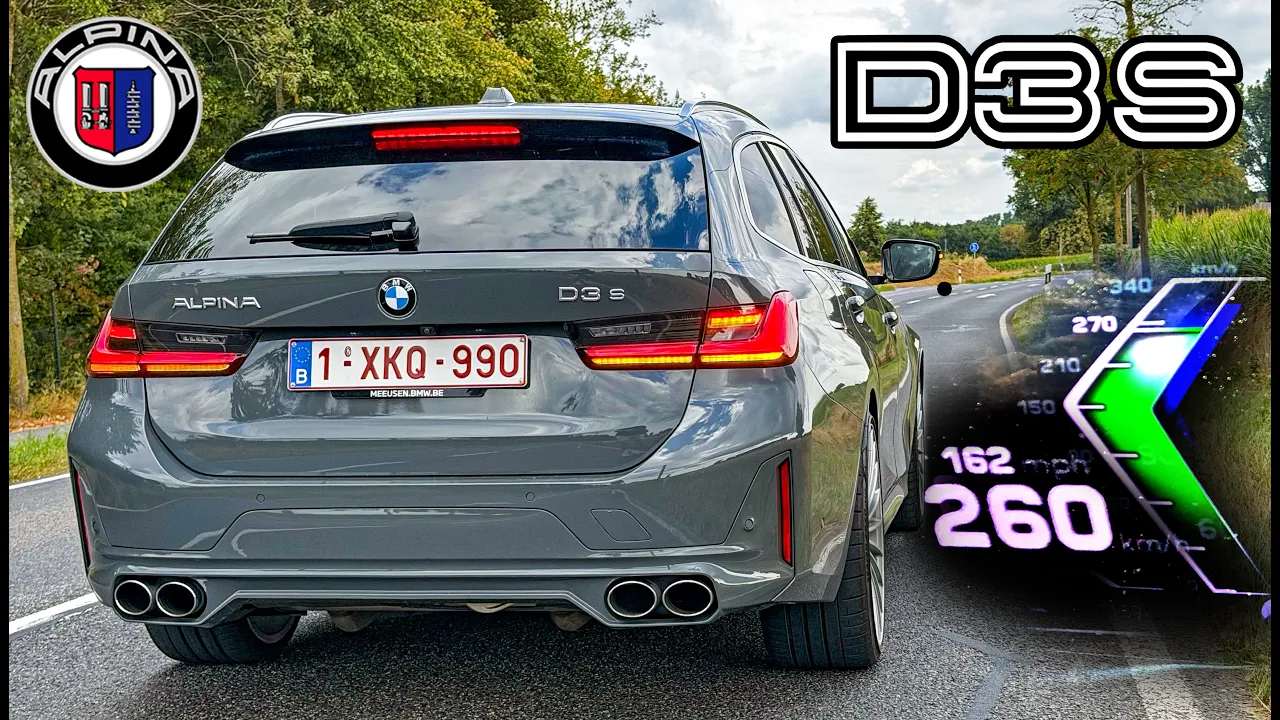 ALPINA D3 S Touring // 0-100 100-200 POV & SOUND