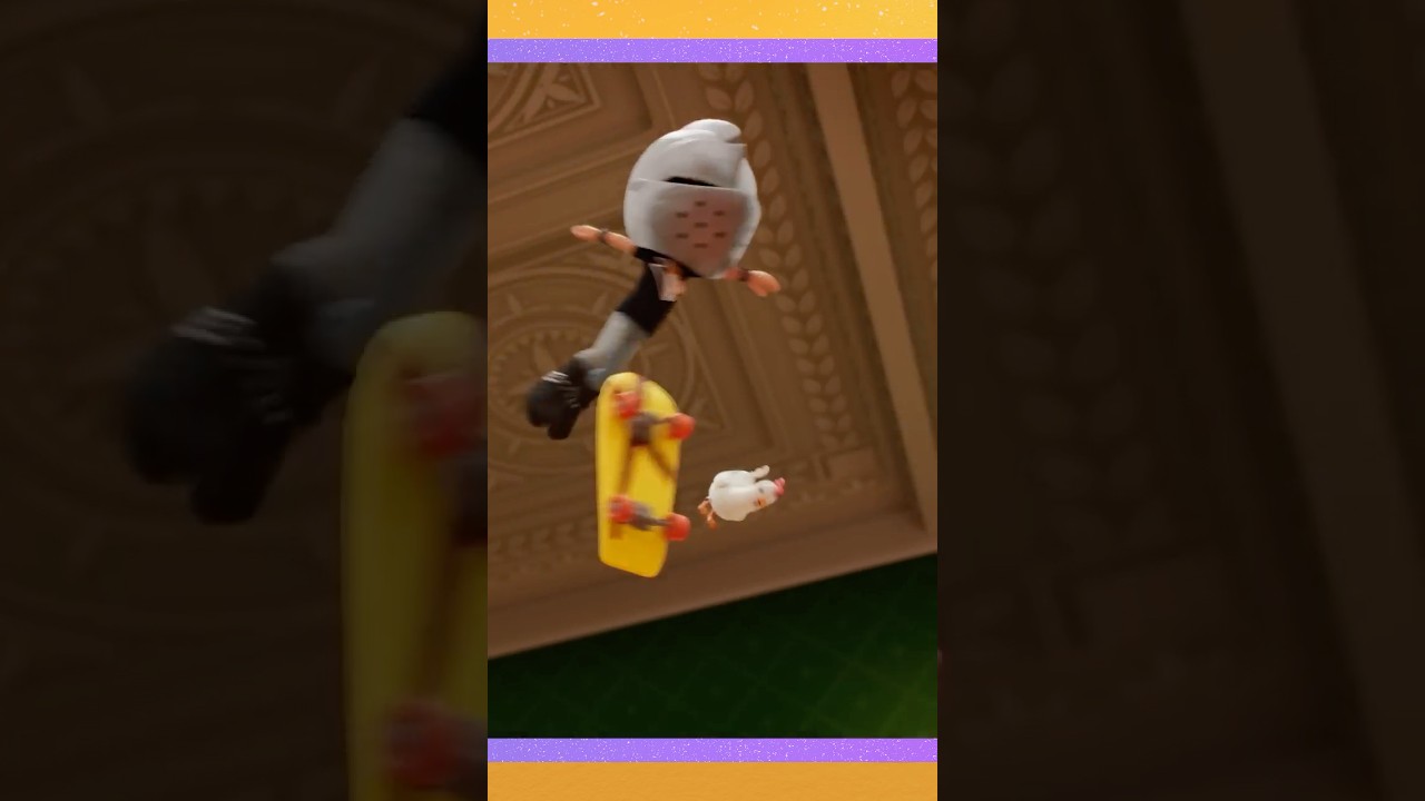 and that's why you don't SKATEBOARD inside a museum! 🛹