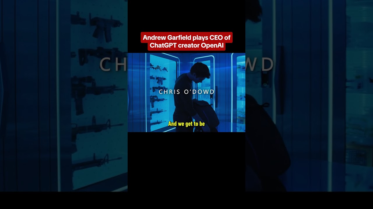 Andrew Garfield plays Sam Altman in Luca Guadagnino's Artificial. #chatgpt #movie #andrewgarfield