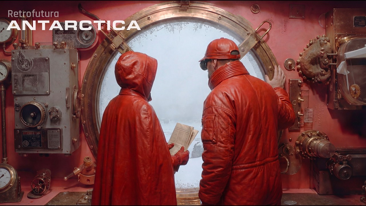 Antarctica: Journey to the Center of the World | AI 4K — Retrofutura