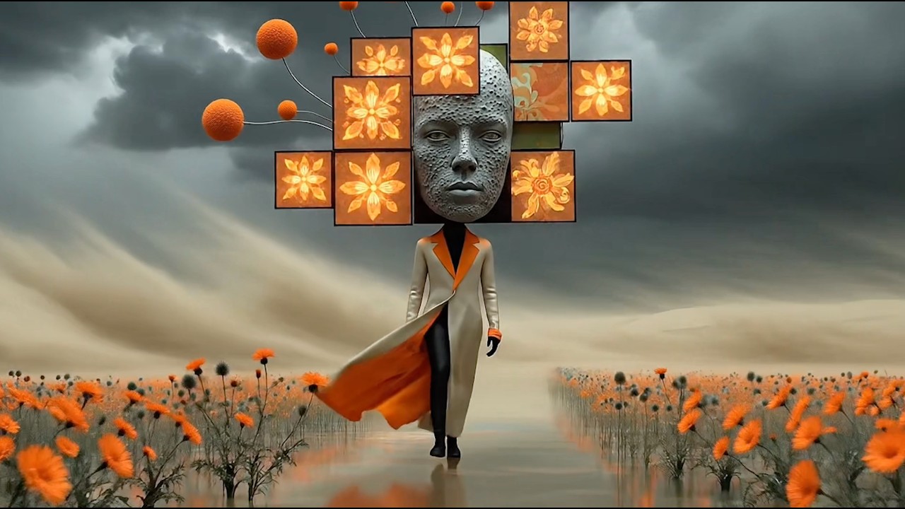 Art in Motion: Colorful Surreal AI Film | Kelly Boesch- 4K