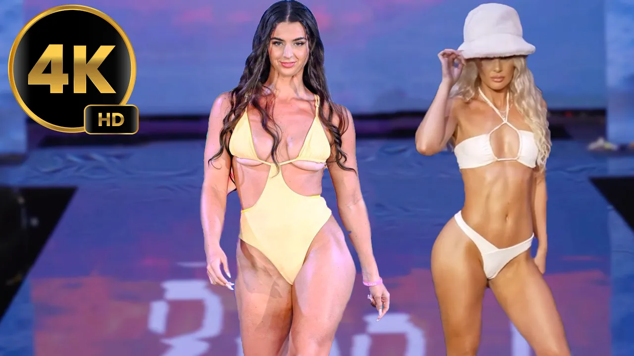 Asola Swimwear Runway At Miami Swim Week. Art Hearts Fashion. 4K
