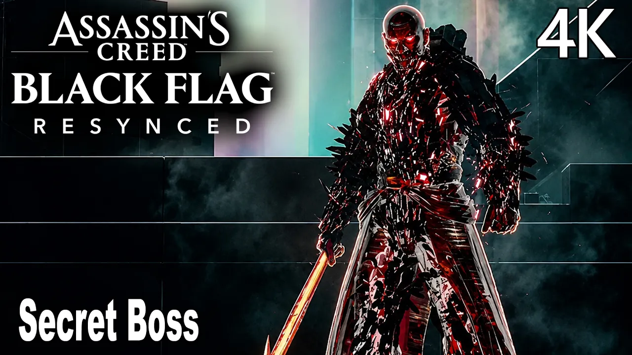 Assassin's Creed Black Flag Resynced Secret Boss Fight | EGO.EMOTION.AGENT 4K