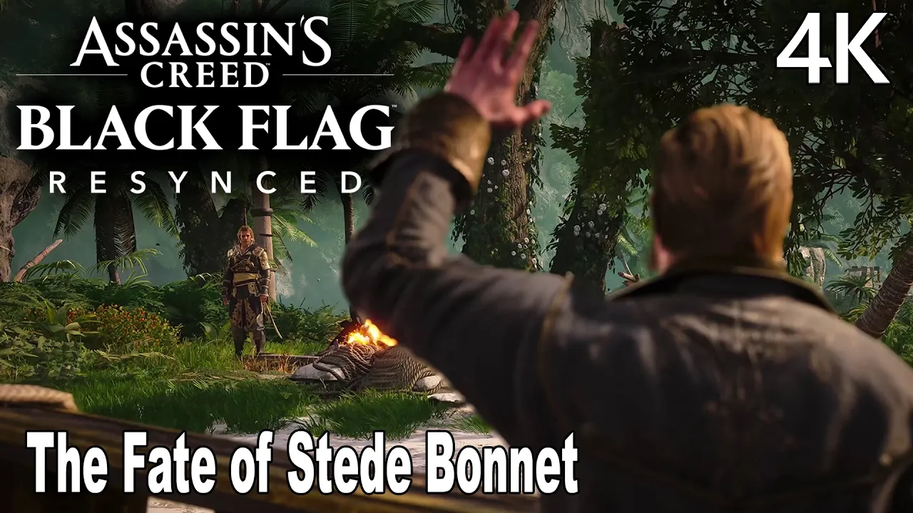 Assassin's Creed Black Flag Resynced The Fate of Stede Bonnet | Side Quest 4K